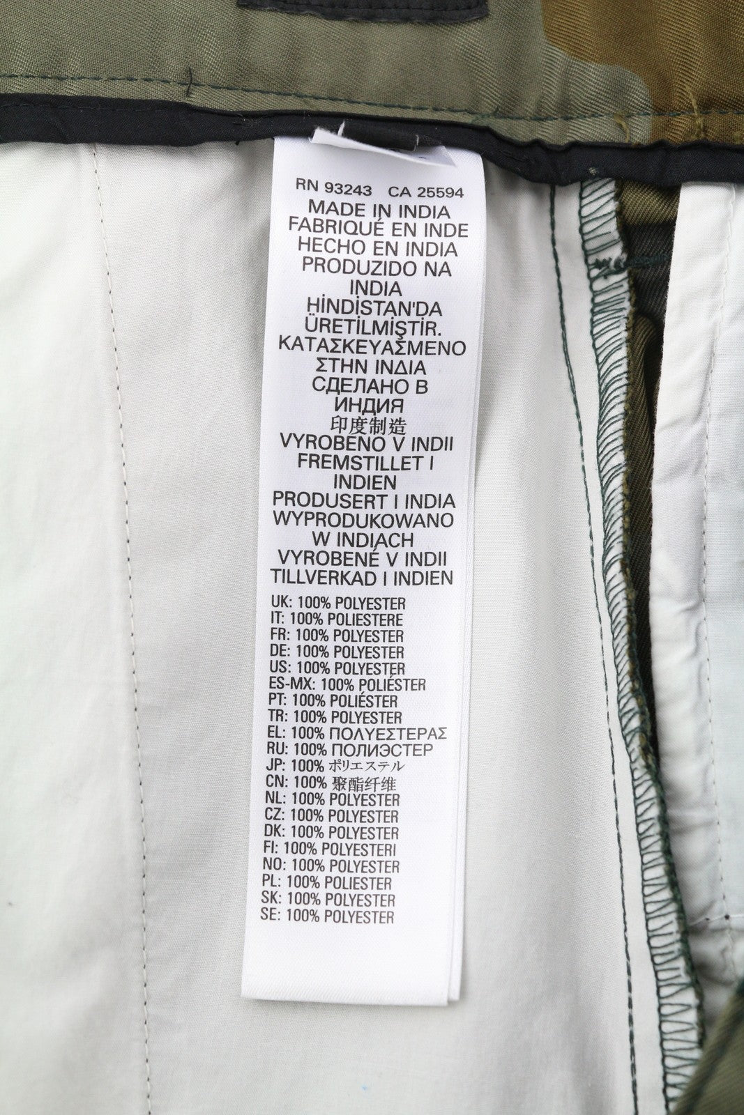 DIESEL P-Berti-Camu Men Shorts W32 Chino Camouflage Zip Fly Pockets RRP€125