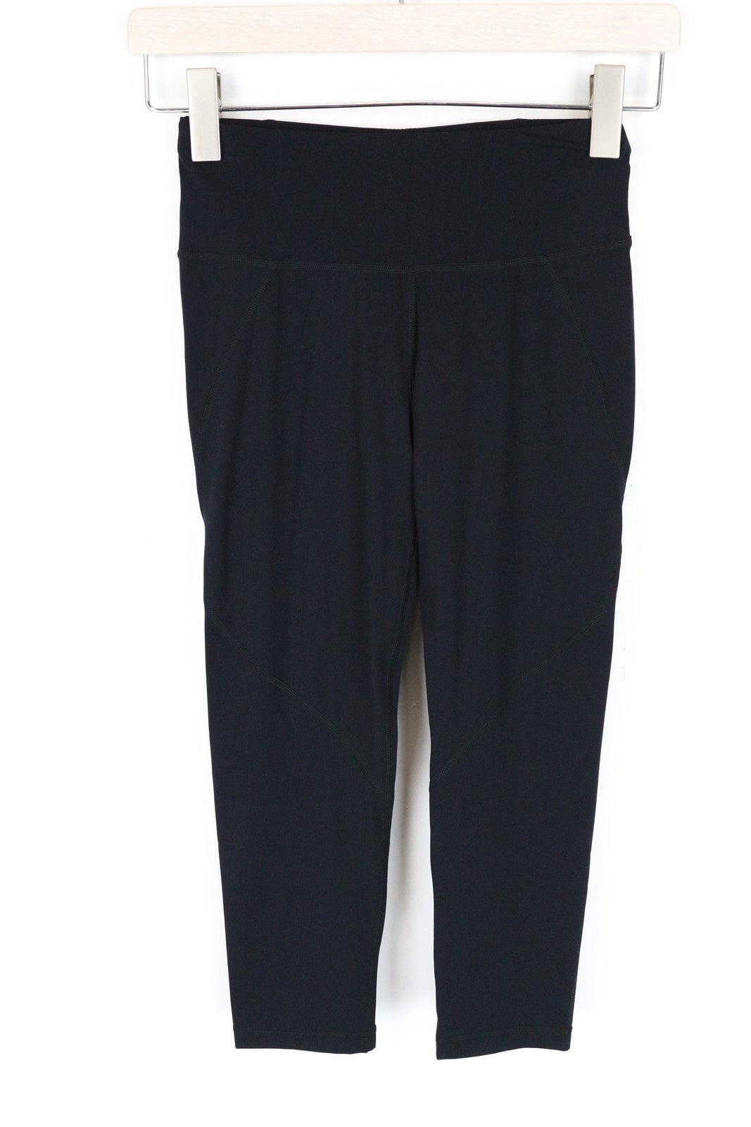 SWEATY BETTY The Power Women's Black Stretch Active Capri Sport Leggings 2XS