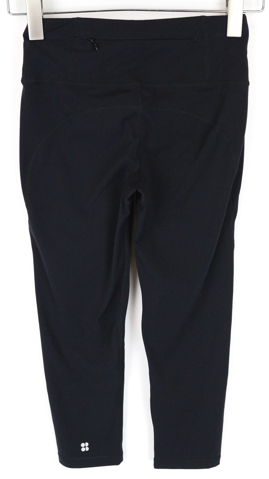 SWEATY BETTY The Power Women's Black Stretch Active Capri Sport Leggings 2XS