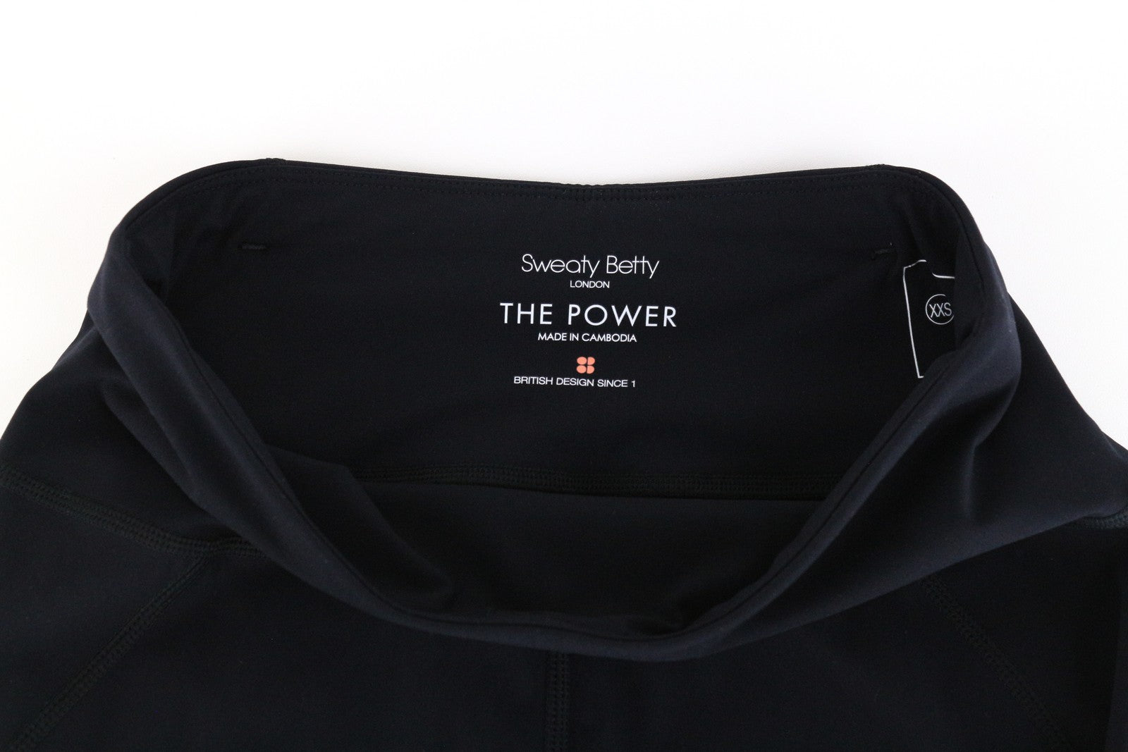 SWEATY BETTY The Power Women's Black Stretch Active Capri Sport Leggings 2XS