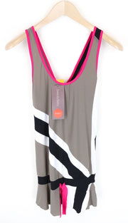 SWEATY BETTY Race Overvest Women's Sleeveless Grey Stretch Top XS Running