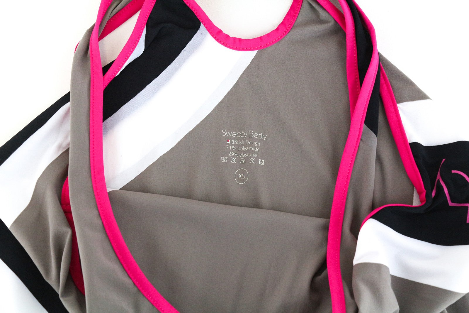 SWEATY BETTY Race Overvest Women's Sleeveless Grey Stretch Top XS Running