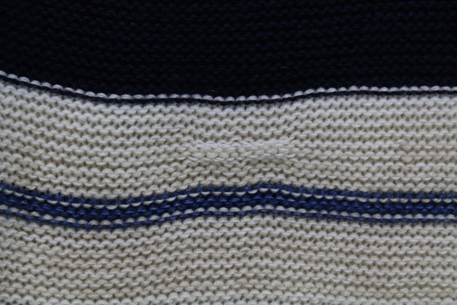 SCOTCH & SODA Ams Couture Men's Striped Linen Blend Pullover Sweatshirt ~S Blue