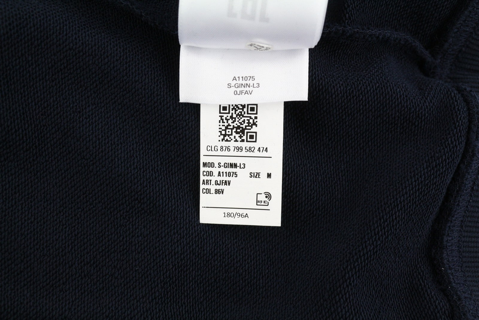 DIESEL S-Ginn-L3 Men Sweatshirt M Dark Blue Pullover Crew Neck RRP€150