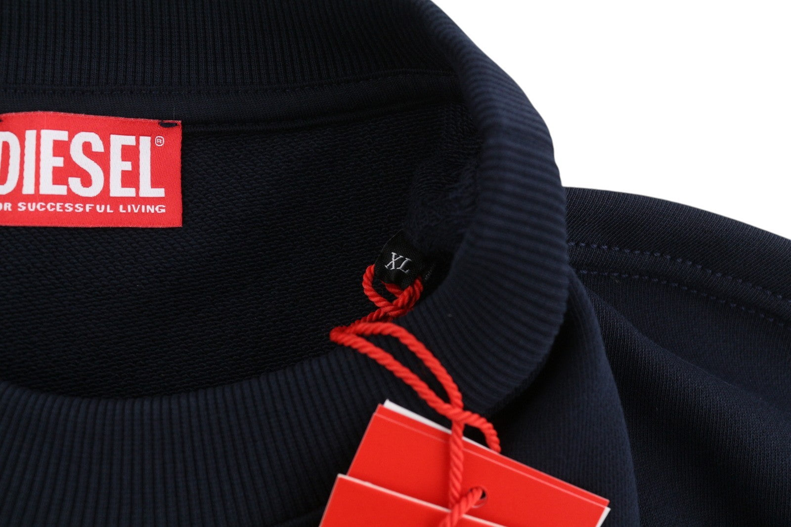 DIESEL S-Ginn-L3 Men Sweatshirt XL Dark Blue Pullover Crew Neck RRP€150