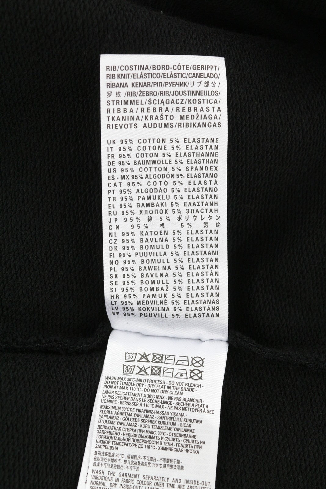 DIESEL S-Macs-Hood-Megoval Men Hoodie XL Black Pullover Hooded Kangaroo RRP€250