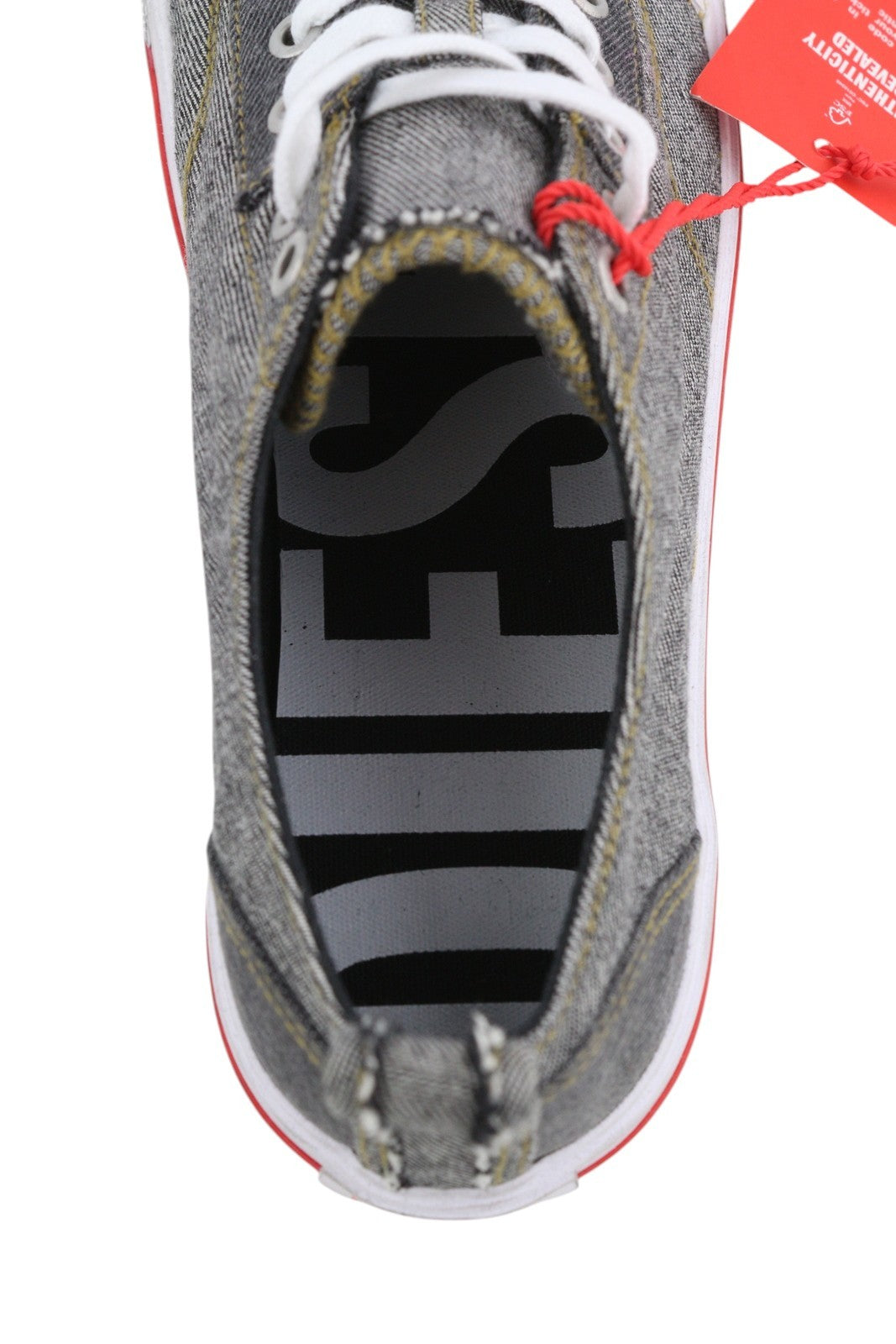 DIESEL S-Athos Low Men Sneakers EU45 Dark Low Top Laced Almond Toe RRP€175