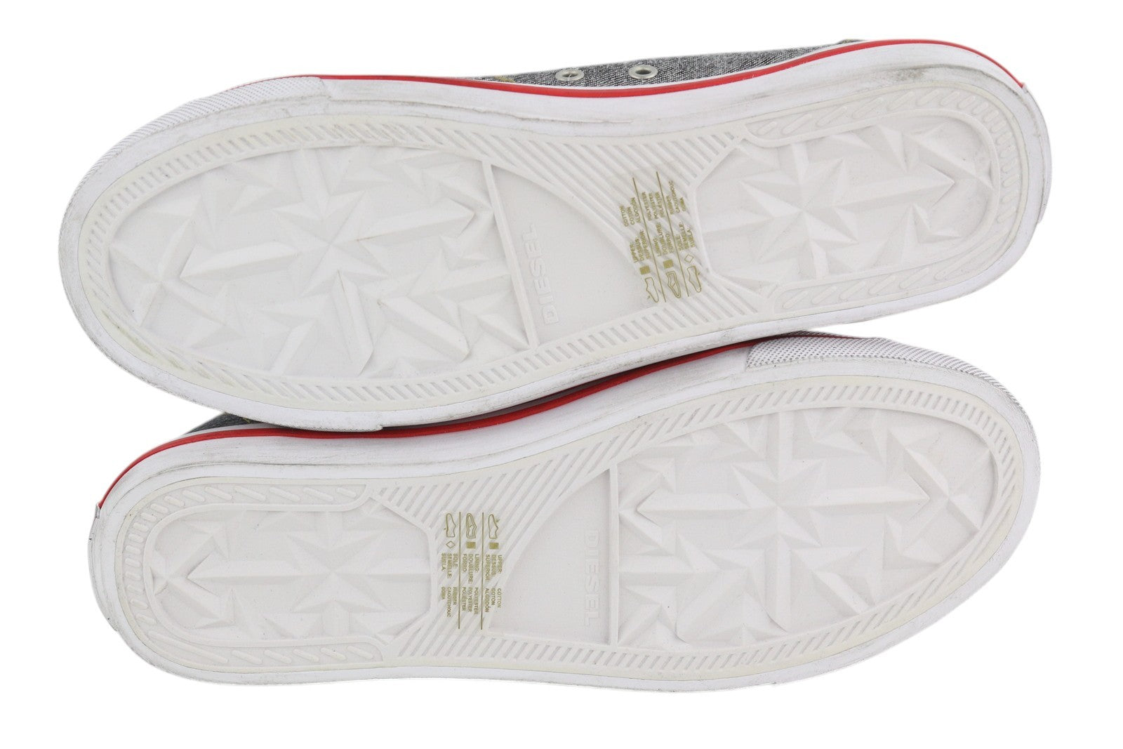 DIESEL S-Athos Low Men Sneakers EU45 Dark Low Top Laced Almond Toe RRP€175