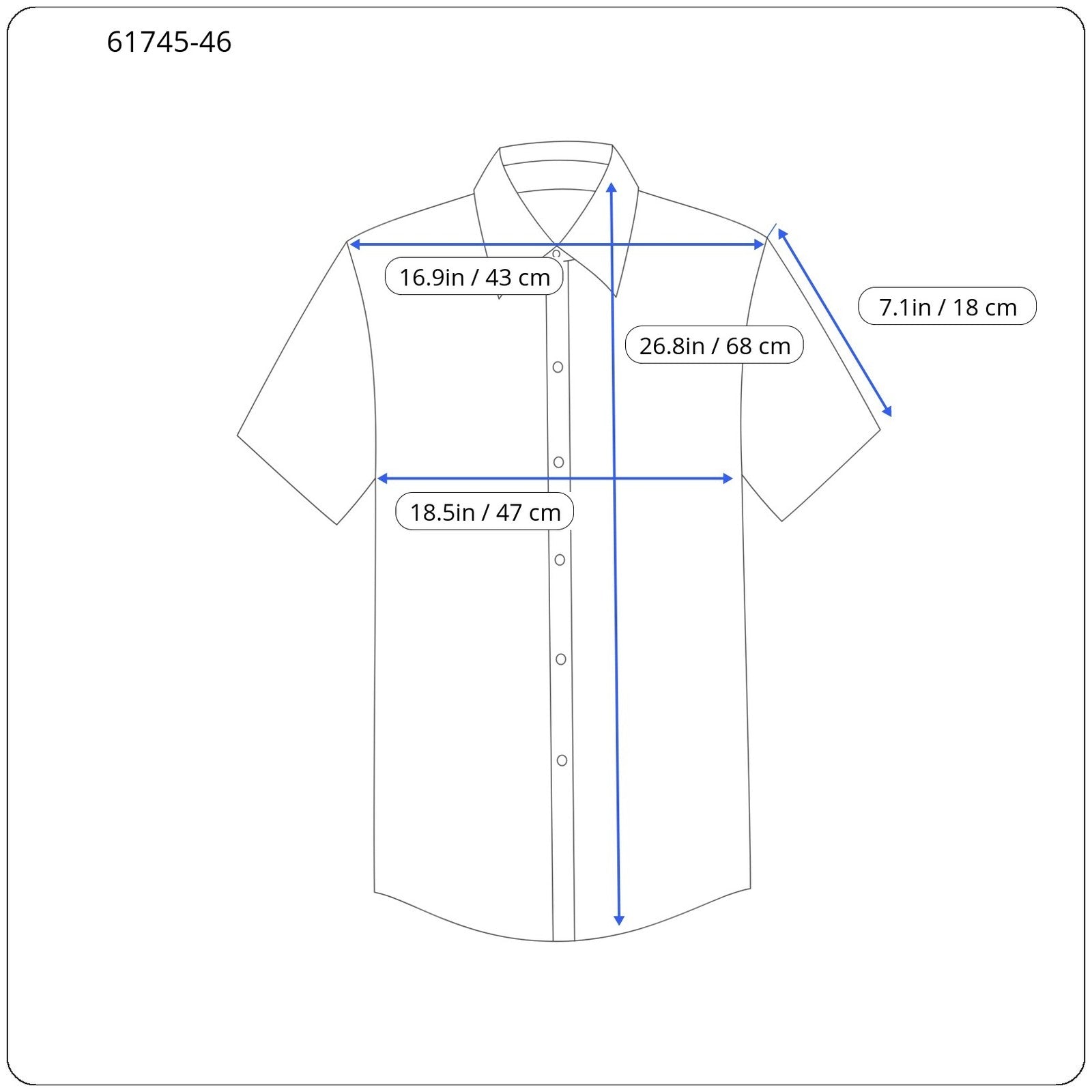 SCOTCH & SODA Ams Couture Men's S Blue Cotton Slim Short Sleeve Button Up Shirt