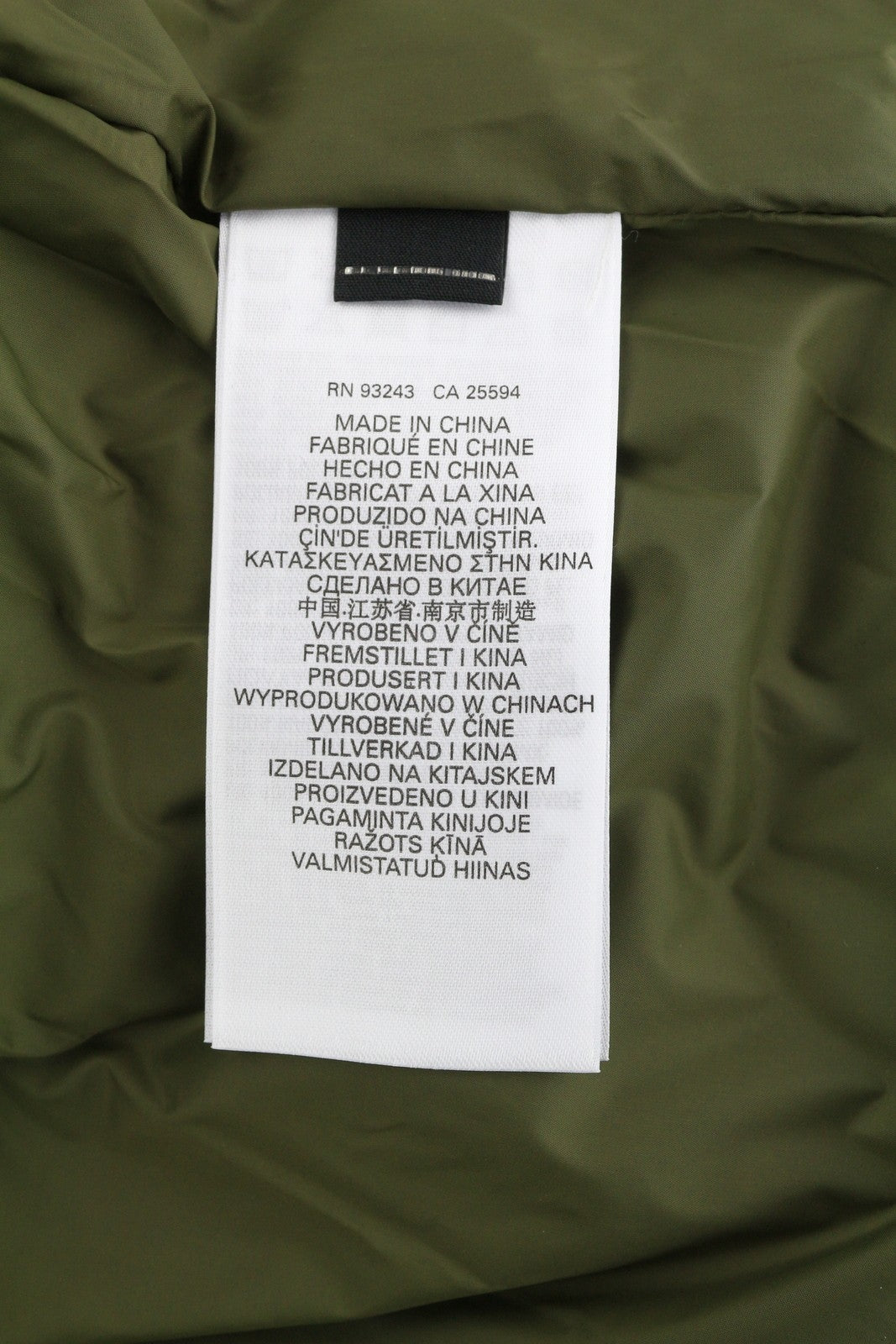 DIESEL W-Rolfys-SL-FD Men Waistcoat 50 L Khaki Removable Hood Insulated RRP€275