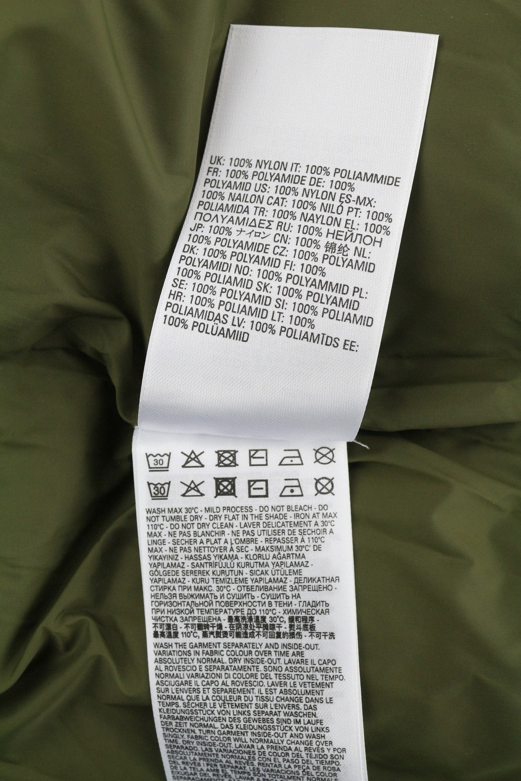 DIESEL W-Rolfys-SL-FD Men Waistcoat 50 L Khaki Removable Hood Insulated RRP€275