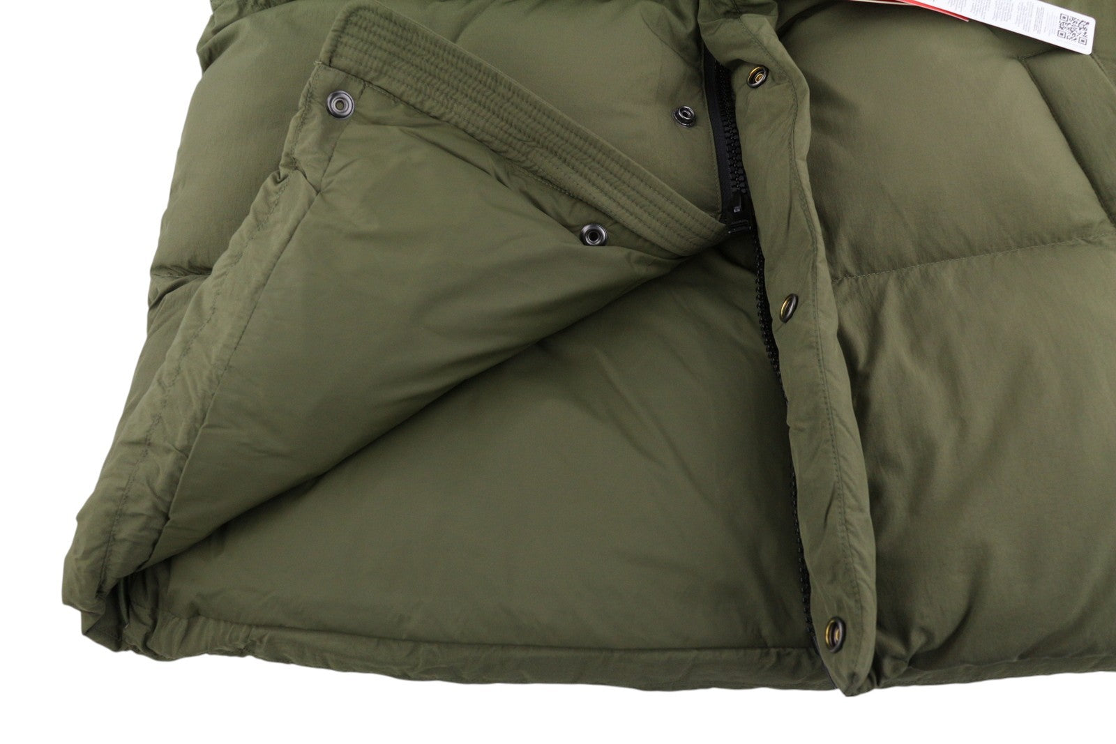 DIESEL W-Rolfys-SL-FD Men Waistcoat 50 L Khaki Removable Hood Insulated RRP€275