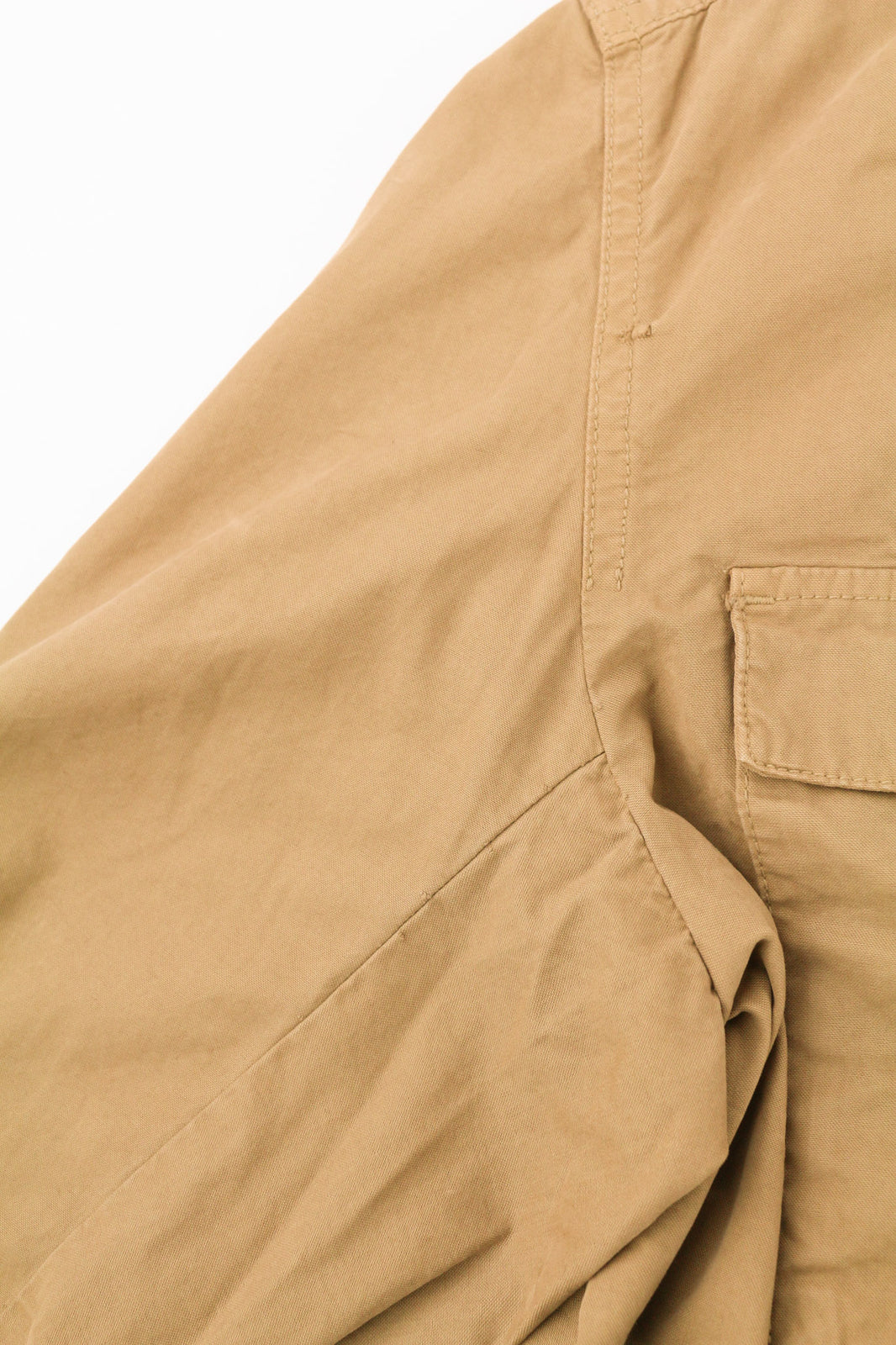 NUDIE JEANS Mick Men Jacket XL Brown Patch Pockets Zipper Unlined Zip Cuff Logo