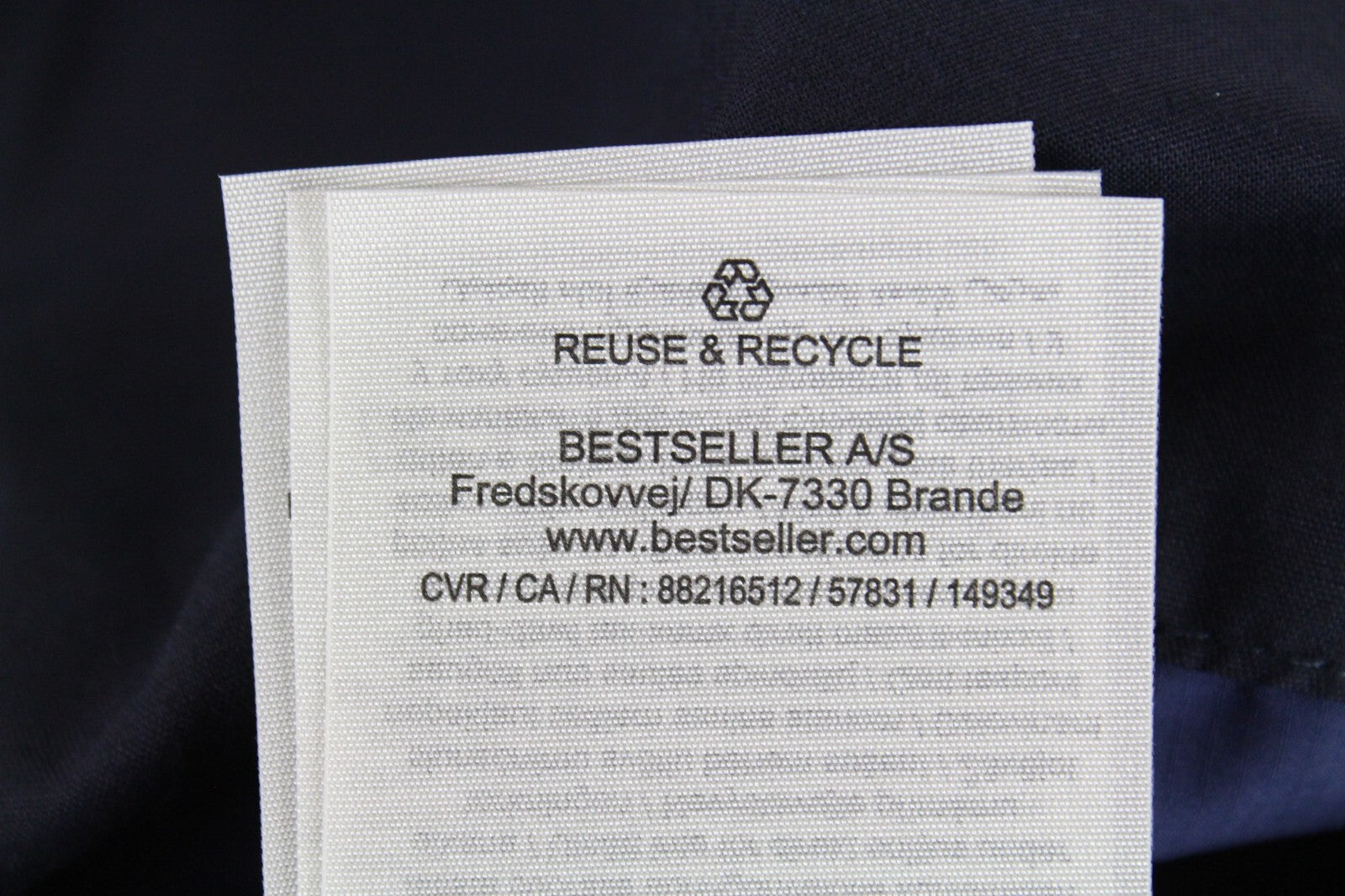 JACK&JONES Jprflight Men's Jacket S Lightweight Zipped Navy Blue Lined