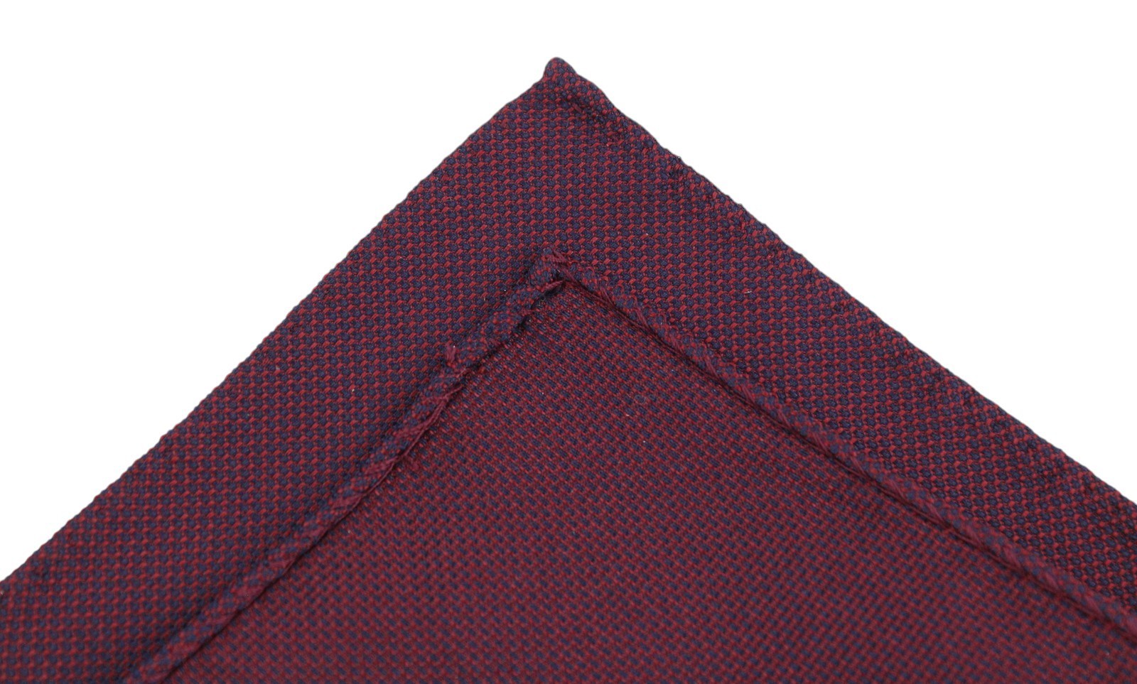 DSQUARED2 Men Handkerchief 20 x 20 CM Burgundy Silk RRP€199 Pocket Square
