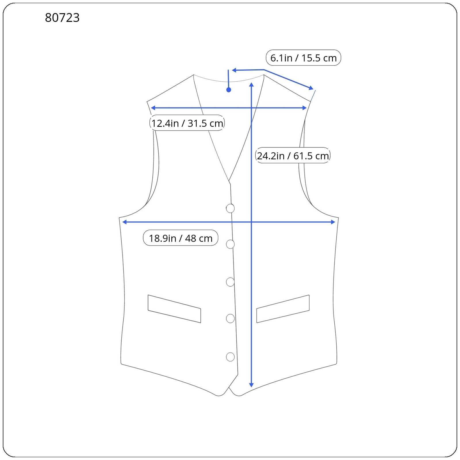 NUDIE JEANS Gustav Men Vest M Worker Stripe Denim Look Blue Buttoned Lined Logo