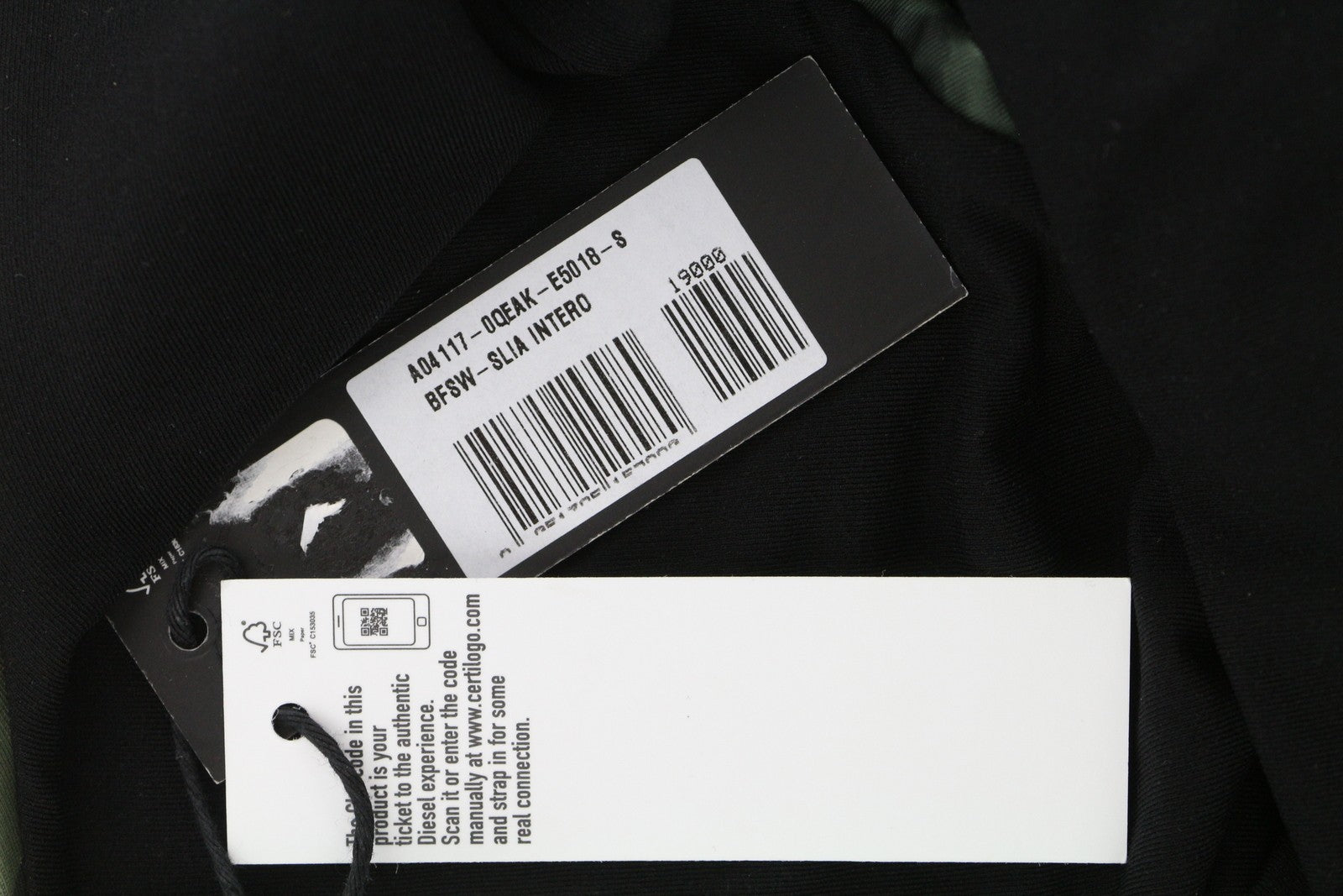 DIESEL Bfsw-Slia Intero Women Swimsuit S Green Camouflage RRP€125 Stretch