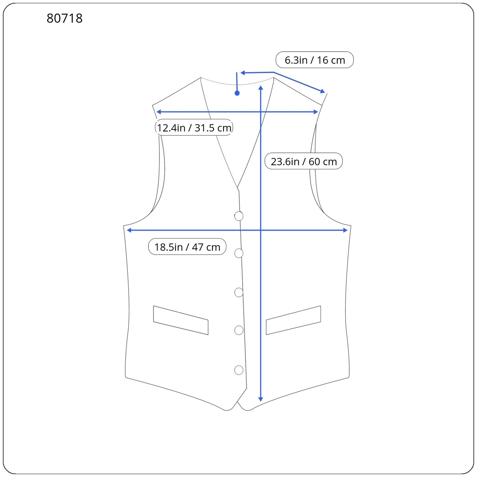 NUDIE JEANS Gustav Men Vest M Oden Blue Organic Buttoned Pockets Lined Thin