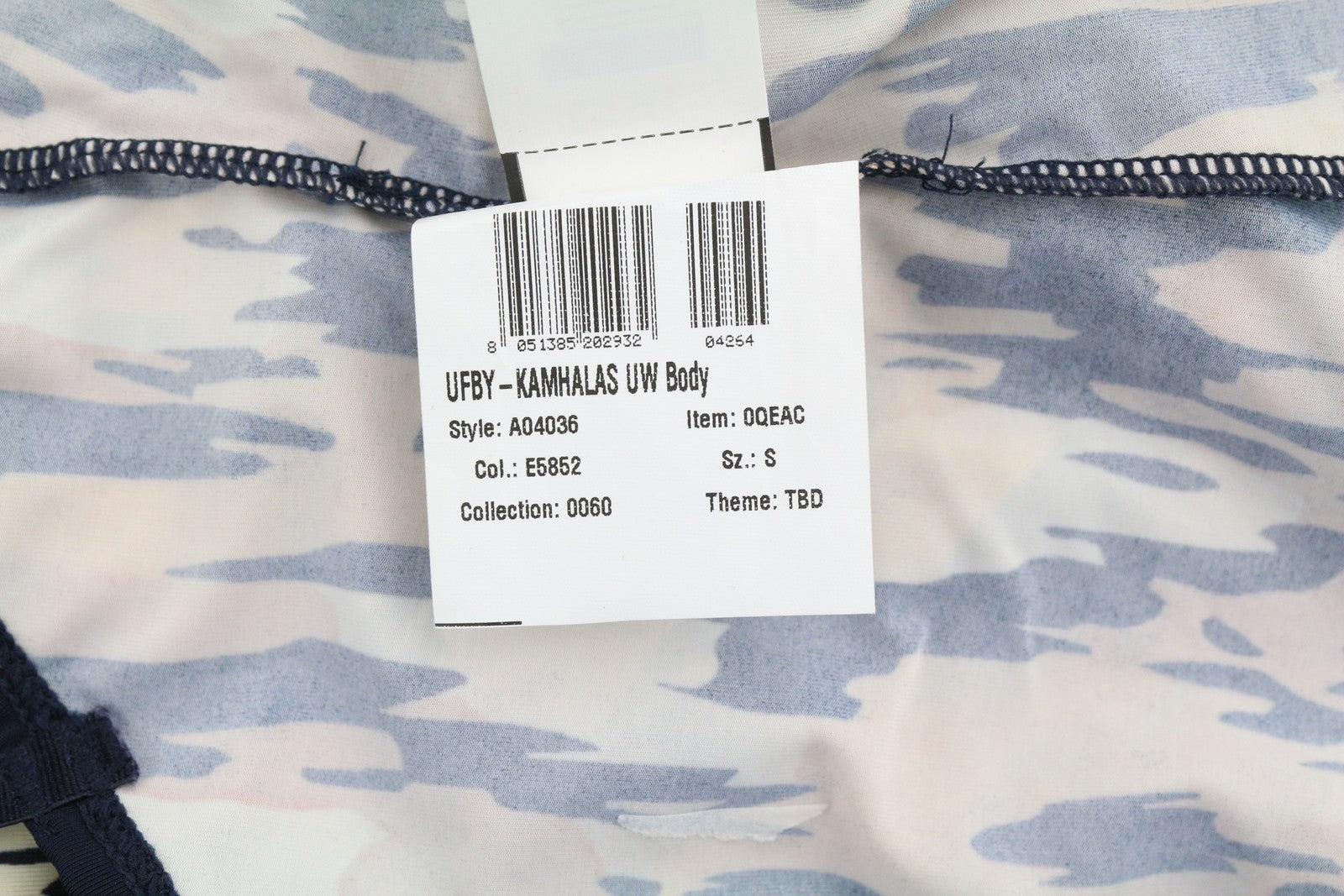 DIESEL Ufby-Kamhalas UW Body Women Bodysuit S Patterned Sleeveless Stretchy Logo