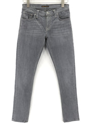 NUDIE JEANS Tight Long John Men Jeans W29/L32 Organic Charcoal Washed Slim Fit