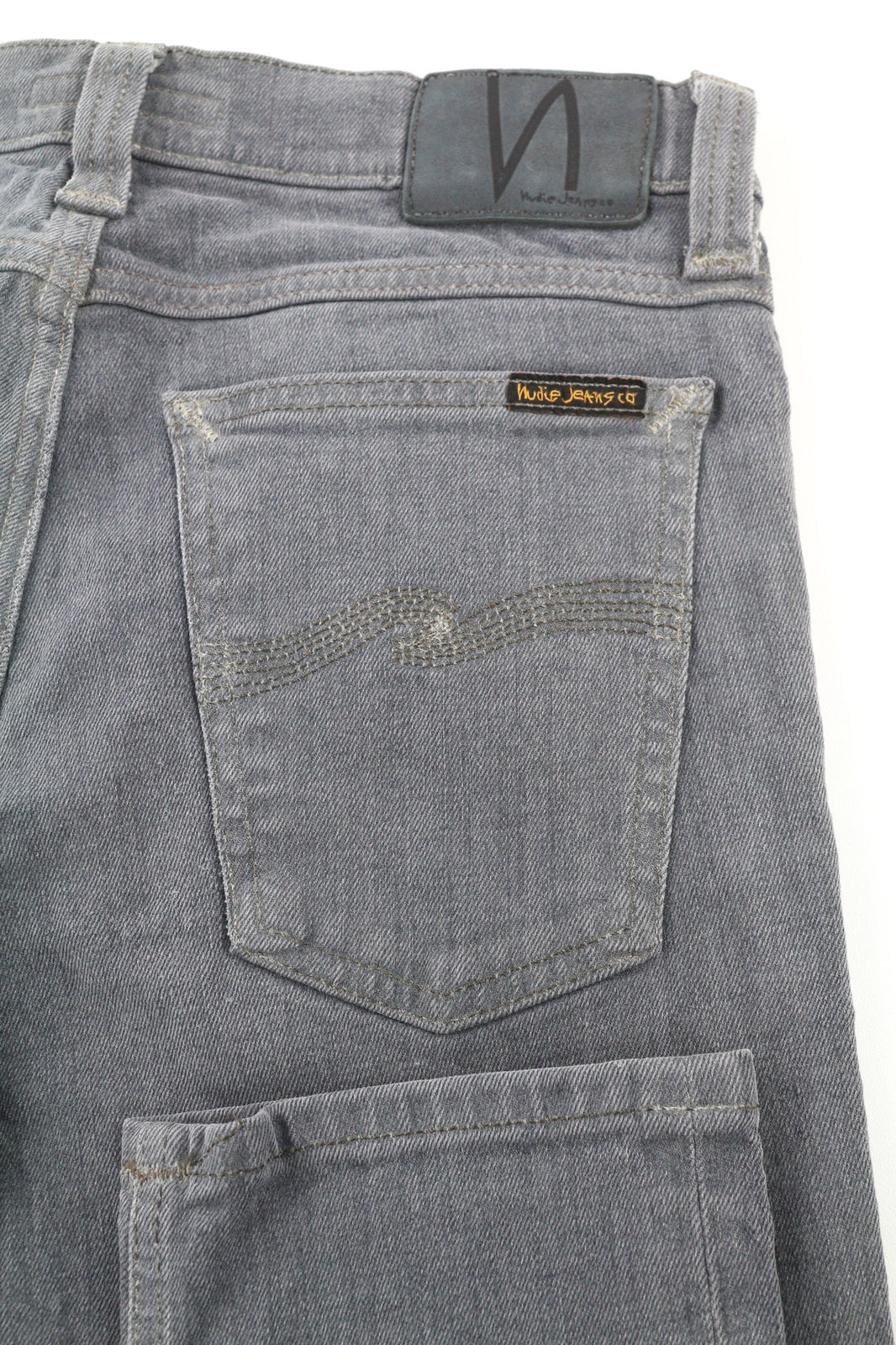 NUDIE JEANS Tight Long John Men Jeans W29/L32 Organic Charcoal Washed Slim Fit