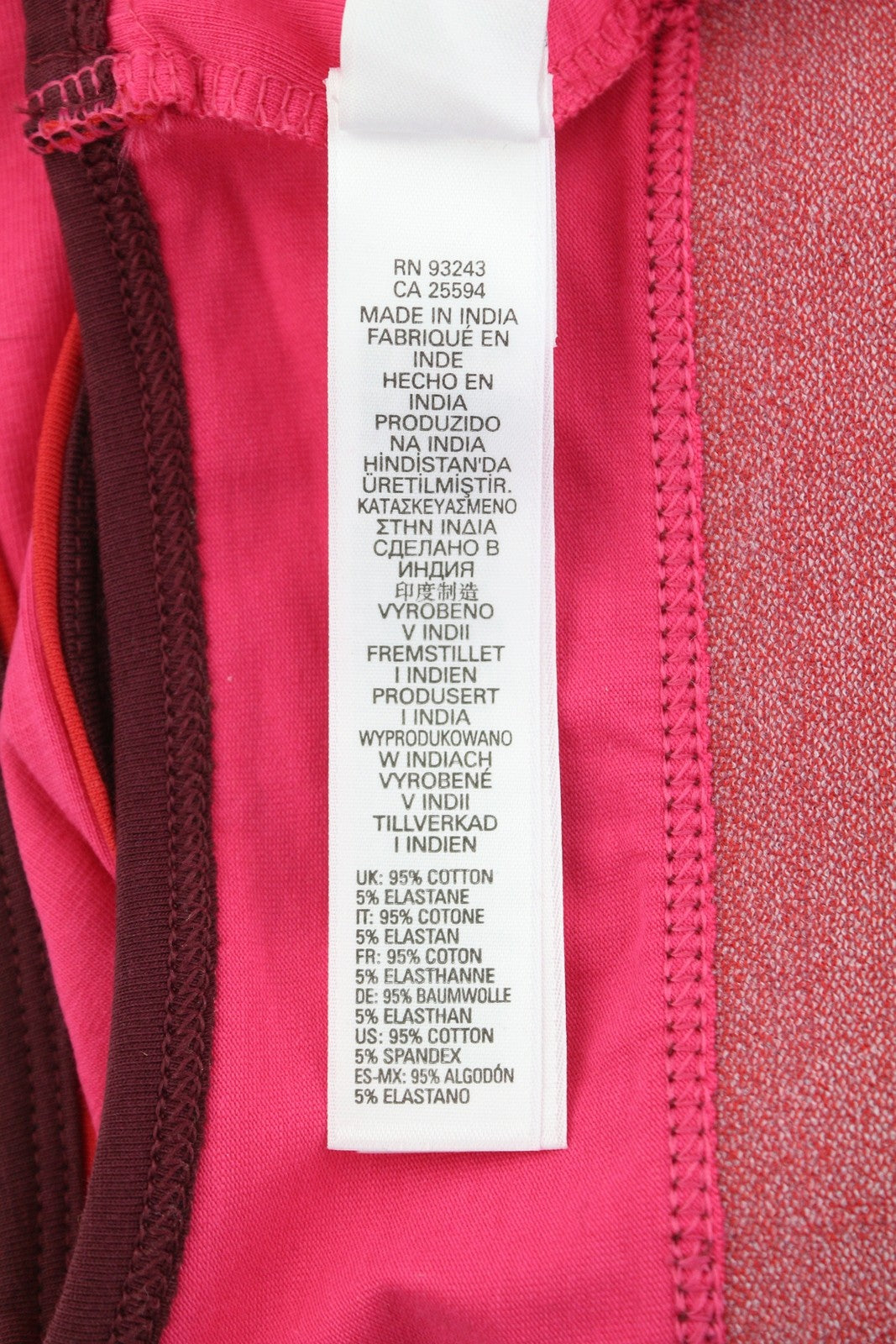 DIESEL Ufsb-Mileys Women Sports Bra M Pink Sleeveless Round Neck Stretchy Logo