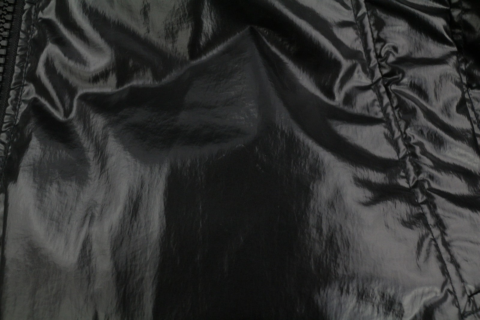 DIESEL W-Jupiter Men Jacket L Black Reversible Shiny Look Logo Insulated RRP€495