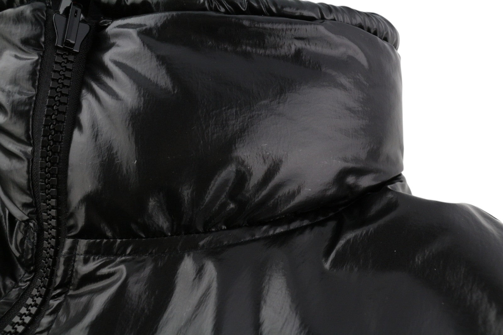 DIESEL W-Jupiter Men Jacket L Black Reversible Shiny Look Logo Insulated RRP€495