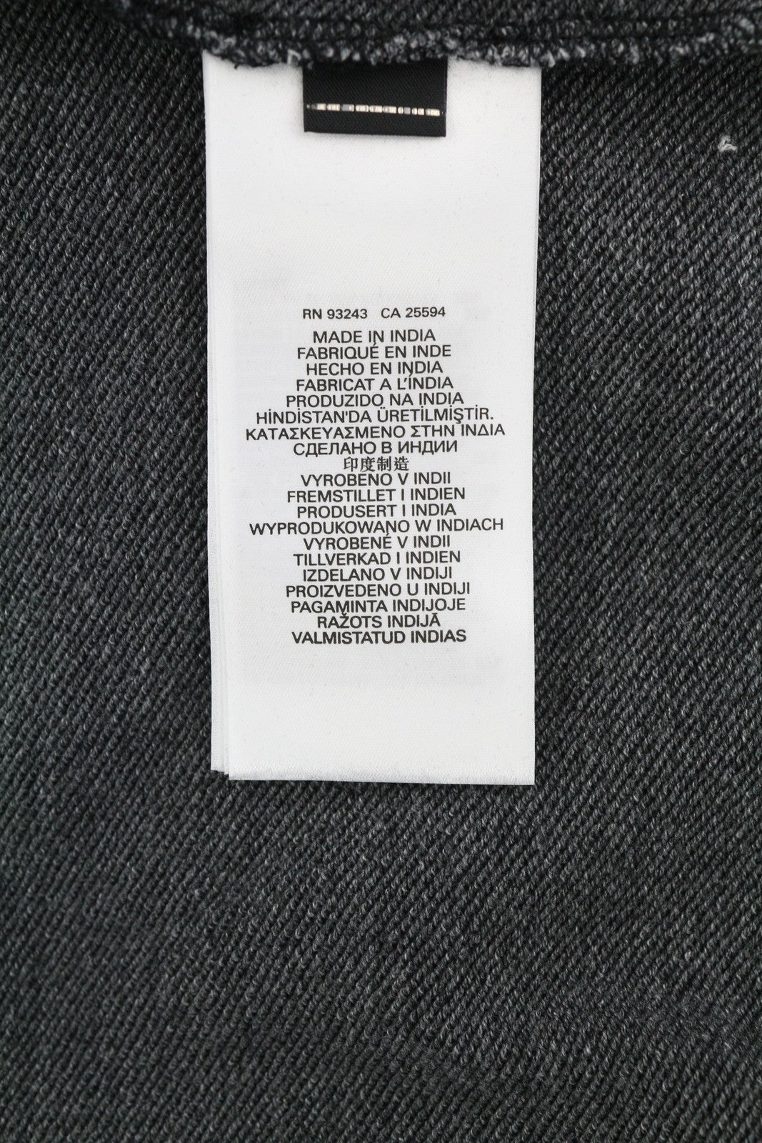 DIESEL S-Ginn-Hood-L1 Men Hoodie L Grey Washed Pullover Kangaroo Pocket RRP€250