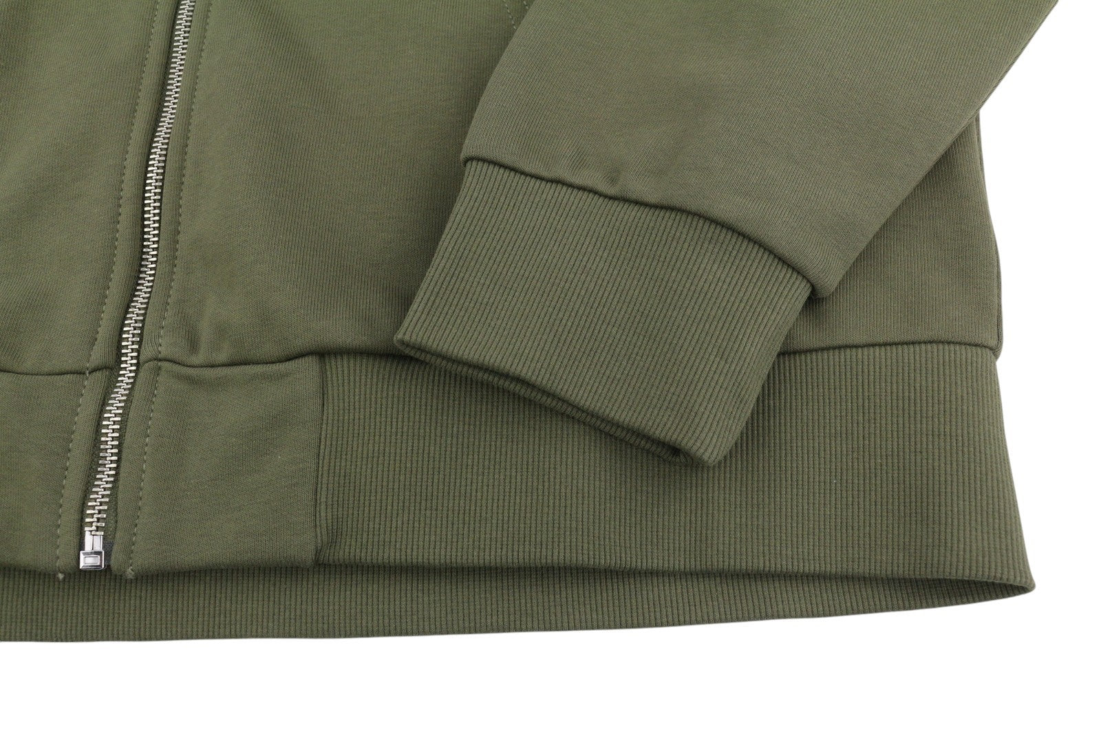 DIESEL S-Ginn-Hood-Zip-K10 Men Hoodie 2XL Green Full Zip Cotton Pockets RRP€160