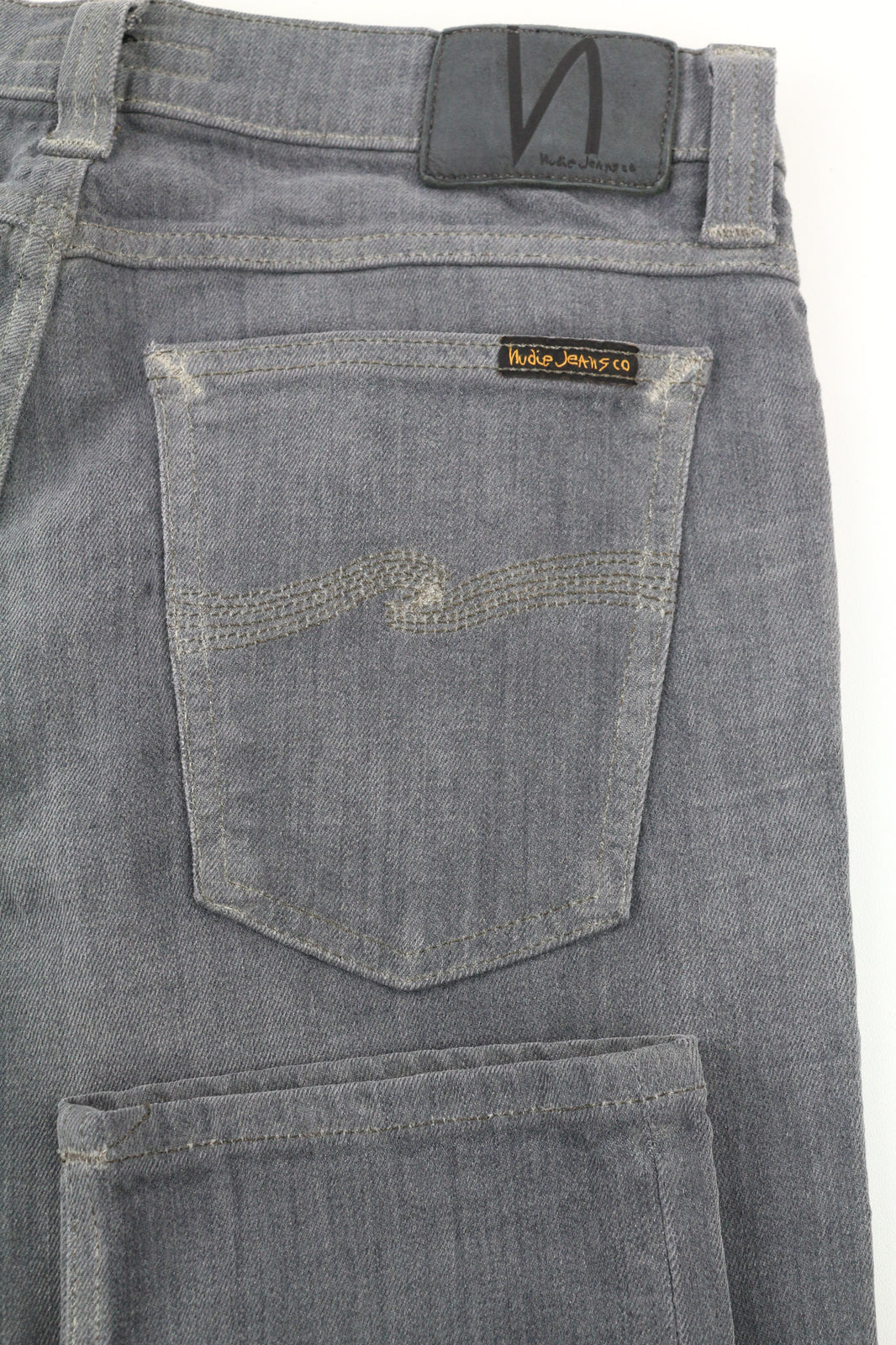 NUDIE JEANS Tight Long John Men Jeans W29/L34 Organic Charcoal Washed Slim Fit