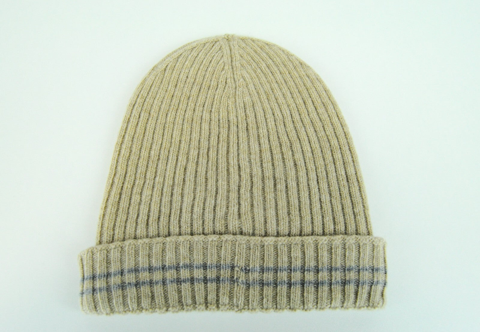 HARMONT & BLAINE Men OS Brown Wool Knitted Logo Beanie Hat Unisex