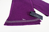 Purple Wool Scarf