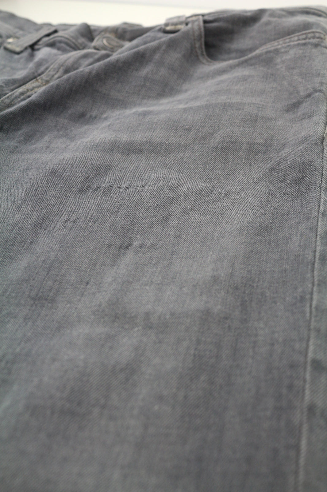 NUDIE JEANS Tight Long John Men Jeans W31/L34 Organic Charcoal Slim Fit Zipper