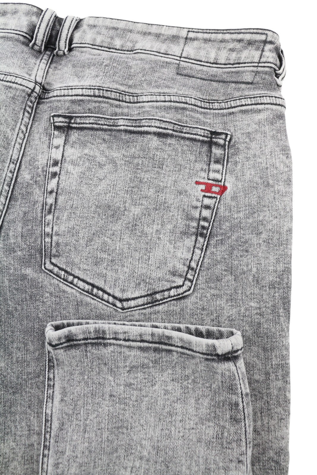 DIESEL 1979 Sleenker 09D89 Men Jeans W36/L32 Stretch Skinny Fit RRP€195 Grey