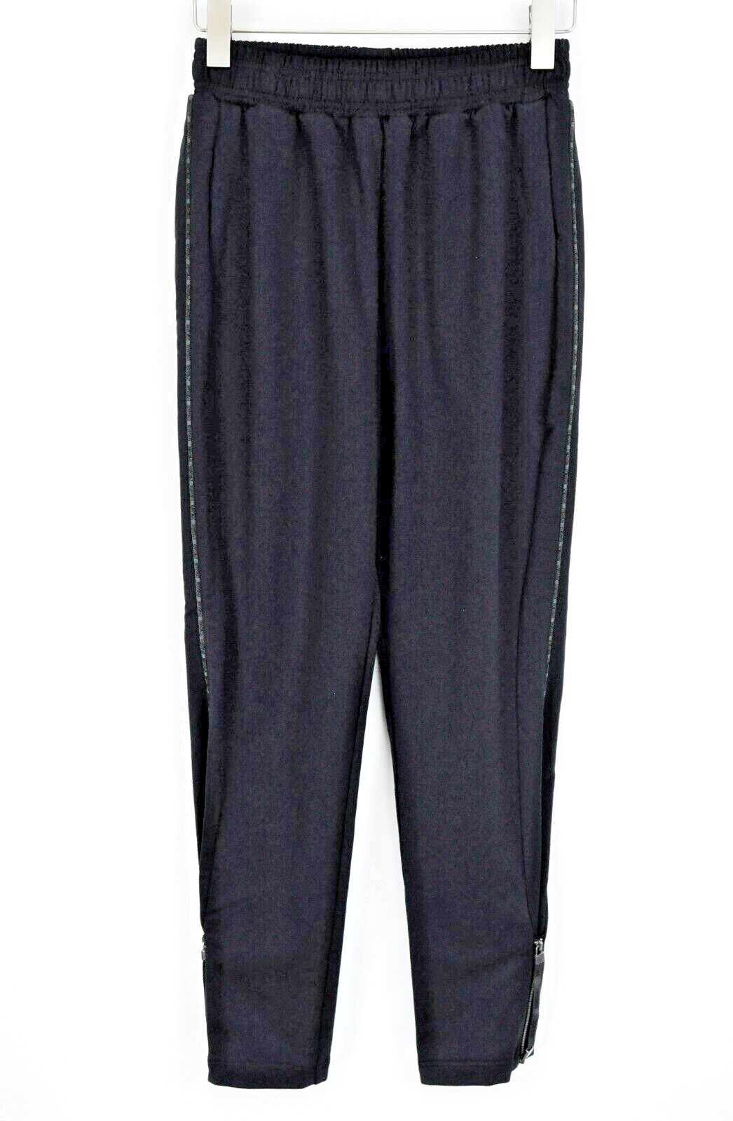 GYMSHARK Women XS Black Cotton Stretch Joggers Urban Activewear Trousers