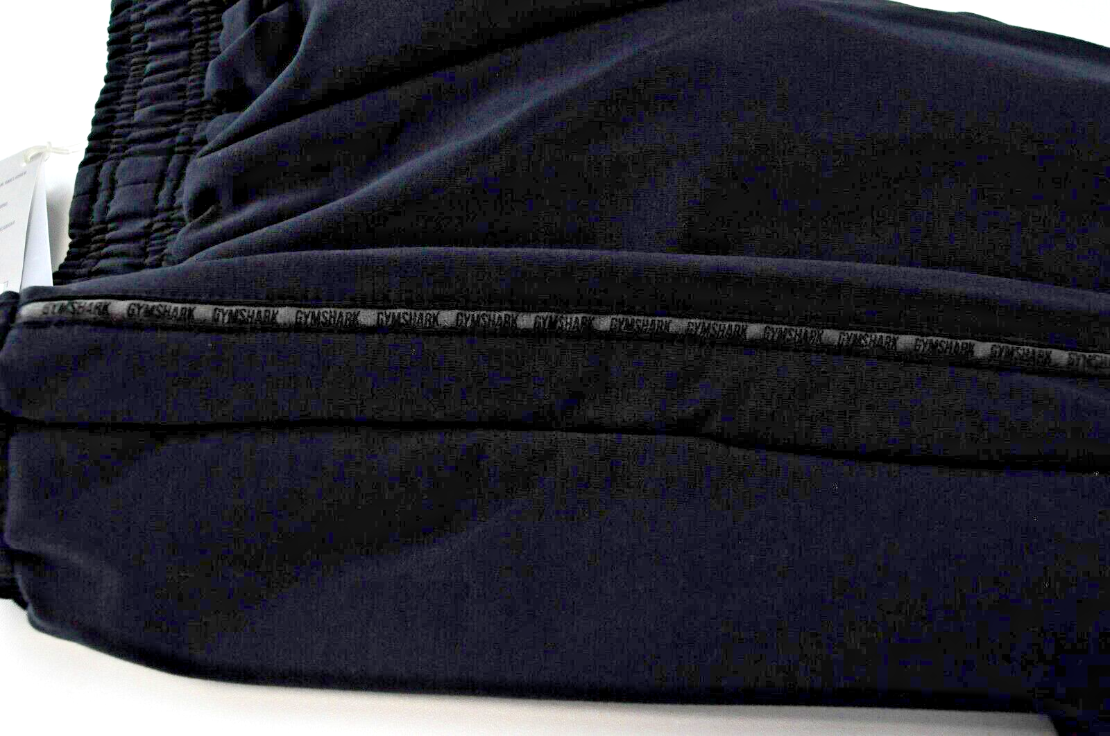 GYMSHARK Women XS Black Cotton Stretch Joggers Urban Activewear Trousers