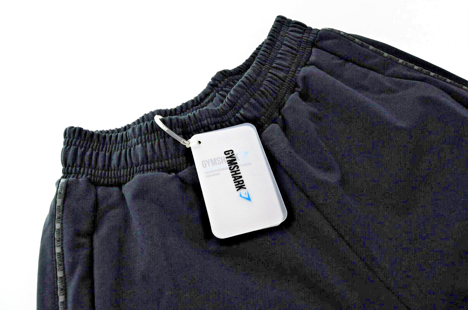 GYMSHARK Women XS Black Cotton Stretch Joggers Urban Activewear Trousers