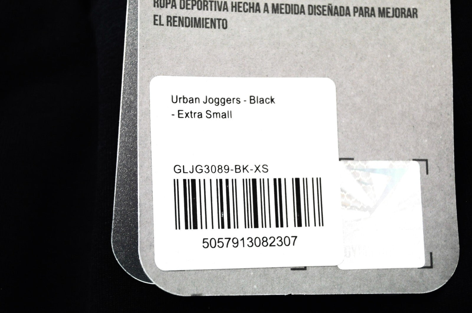 GYMSHARK Women XS Black Cotton Stretch Joggers Urban Activewear Trousers