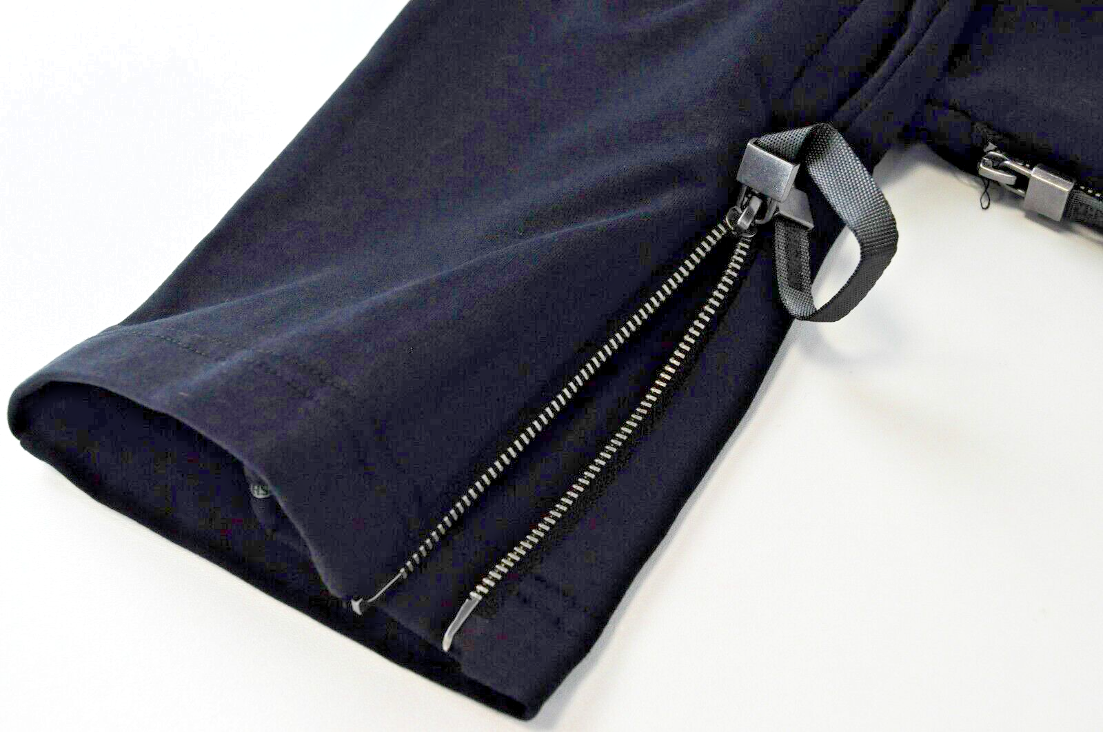 GYMSHARK Women XS Black Cotton Stretch Joggers Urban Activewear Trousers