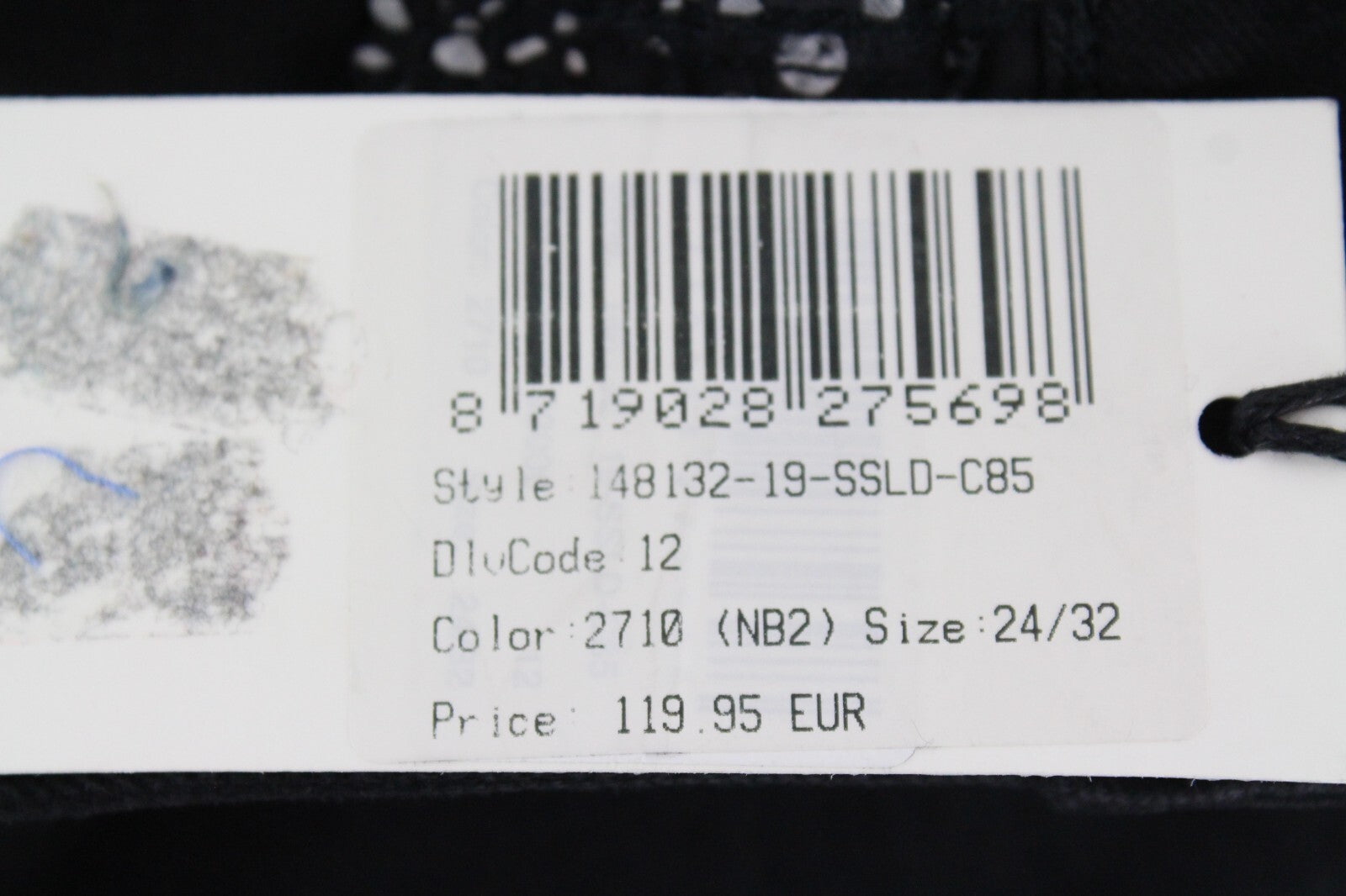 SCOTCH & SODA Women's Jeans W24/L32 La Bohemienne Black Embroidered Skinny