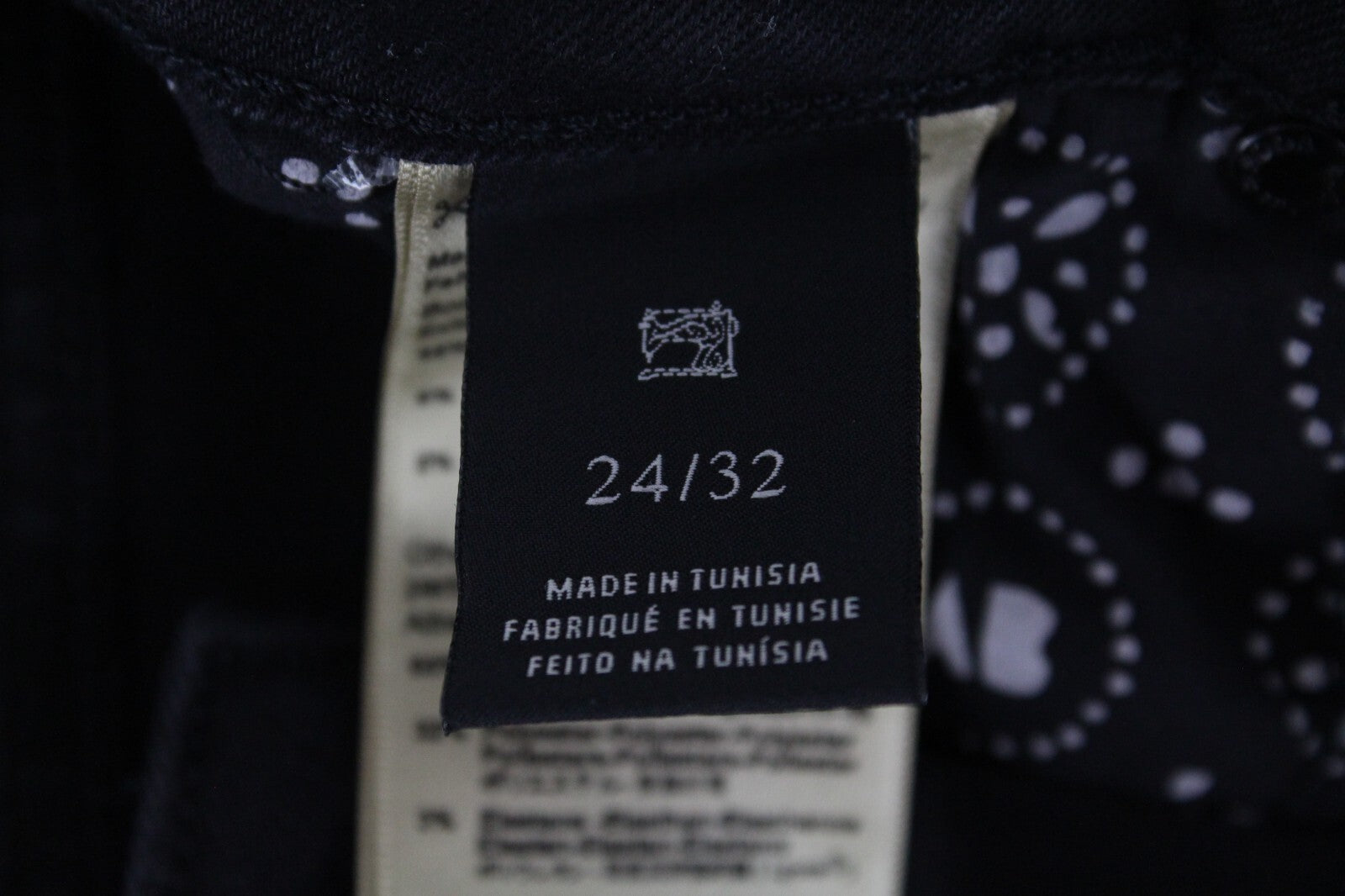 SCOTCH & SODA Women's Jeans W24/L32 La Bohemienne Black Embroidered Skinny