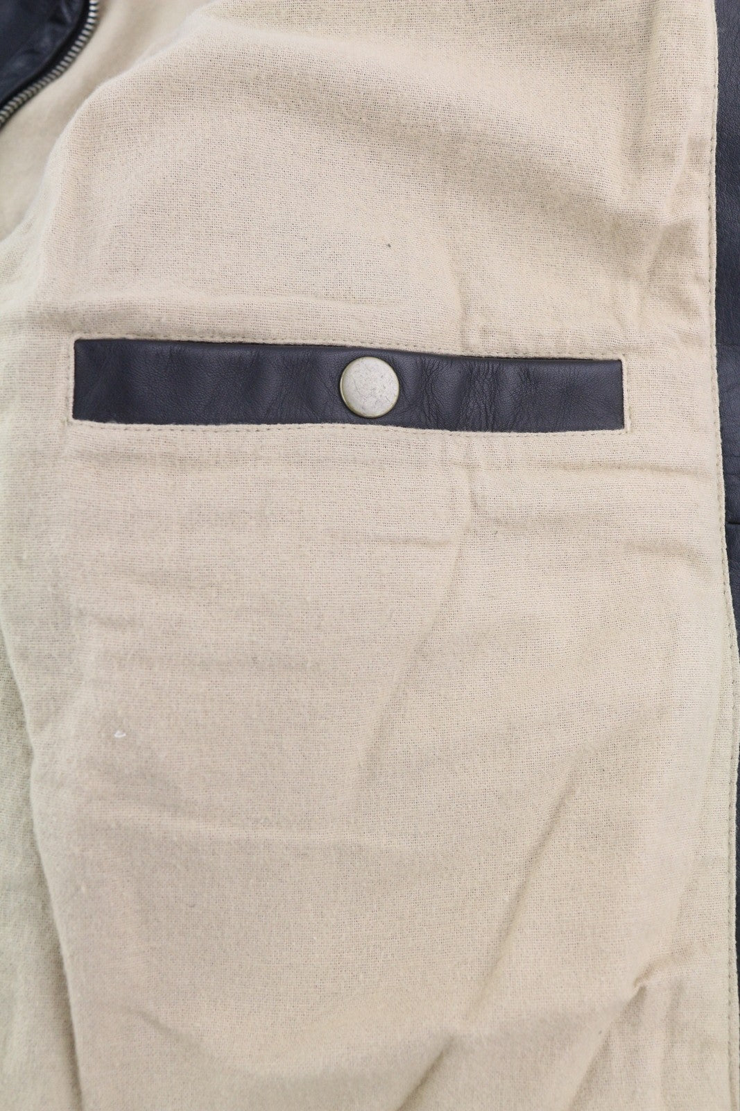 DIESEL L-Cale Men Jacket M Black Cowhide Leather Neck Logo RRP€650