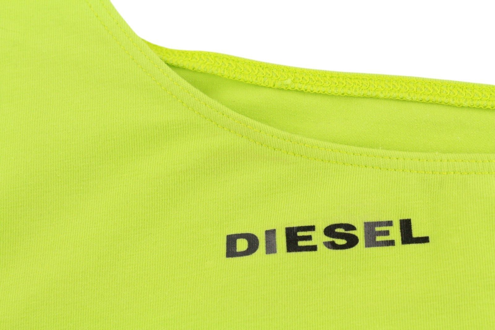 DIESEL Uftk-Jane Women Bodysuit S One Shoulder Stretchy Fitted Neon All Seasons