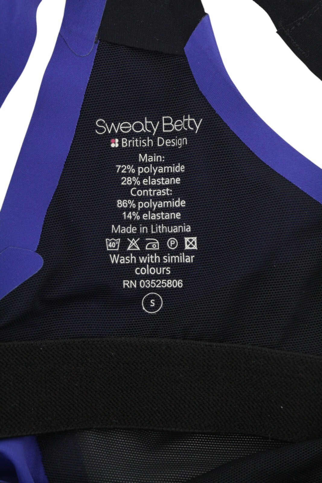 SWEATY BETTY Devant Dance Leotard Women Jumpsuit S High Stretch Cut Out Detail