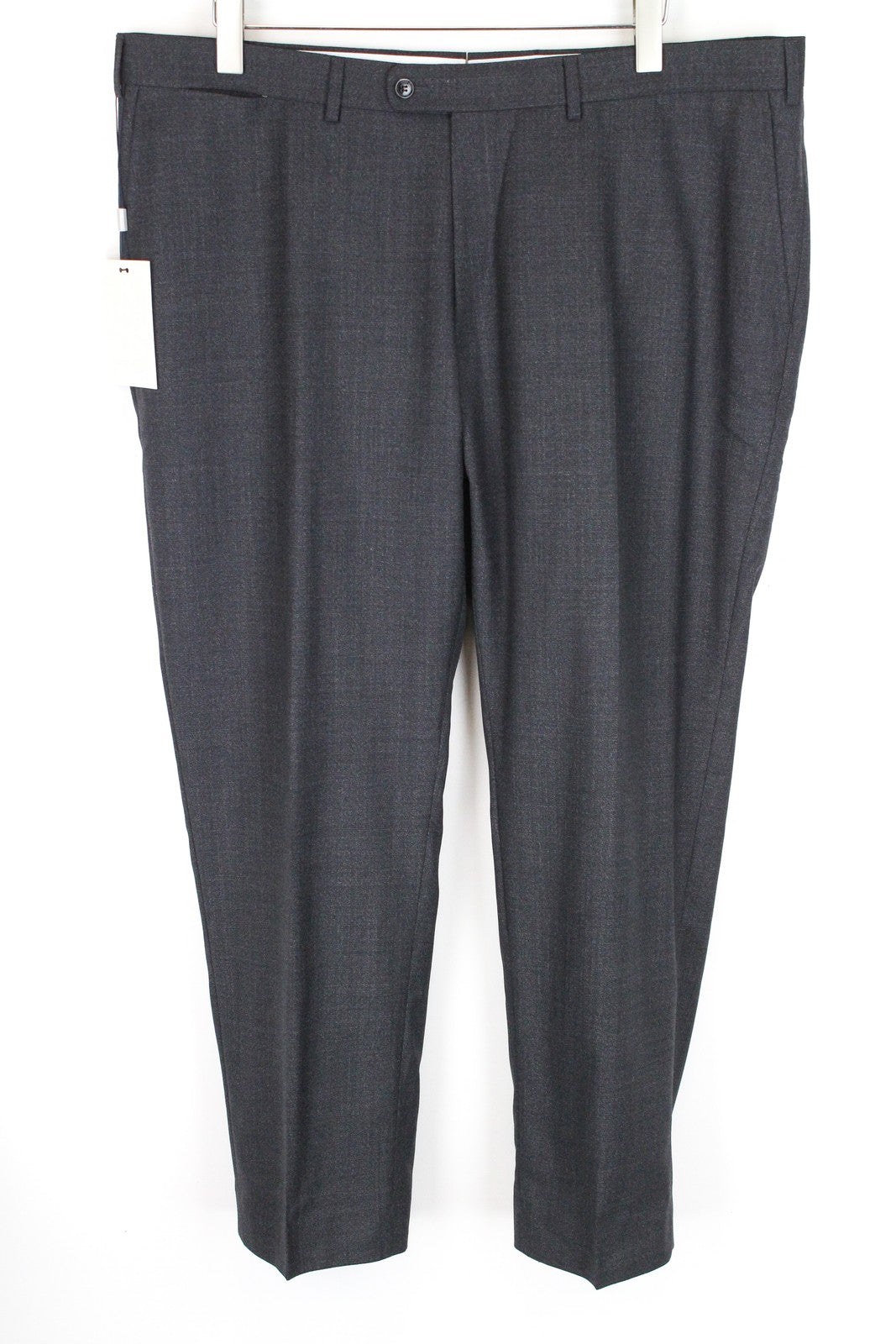 SUITSUPPLY Brescia Men's Wool Trousers UK44S Lined Pleated Classic Dark Blue