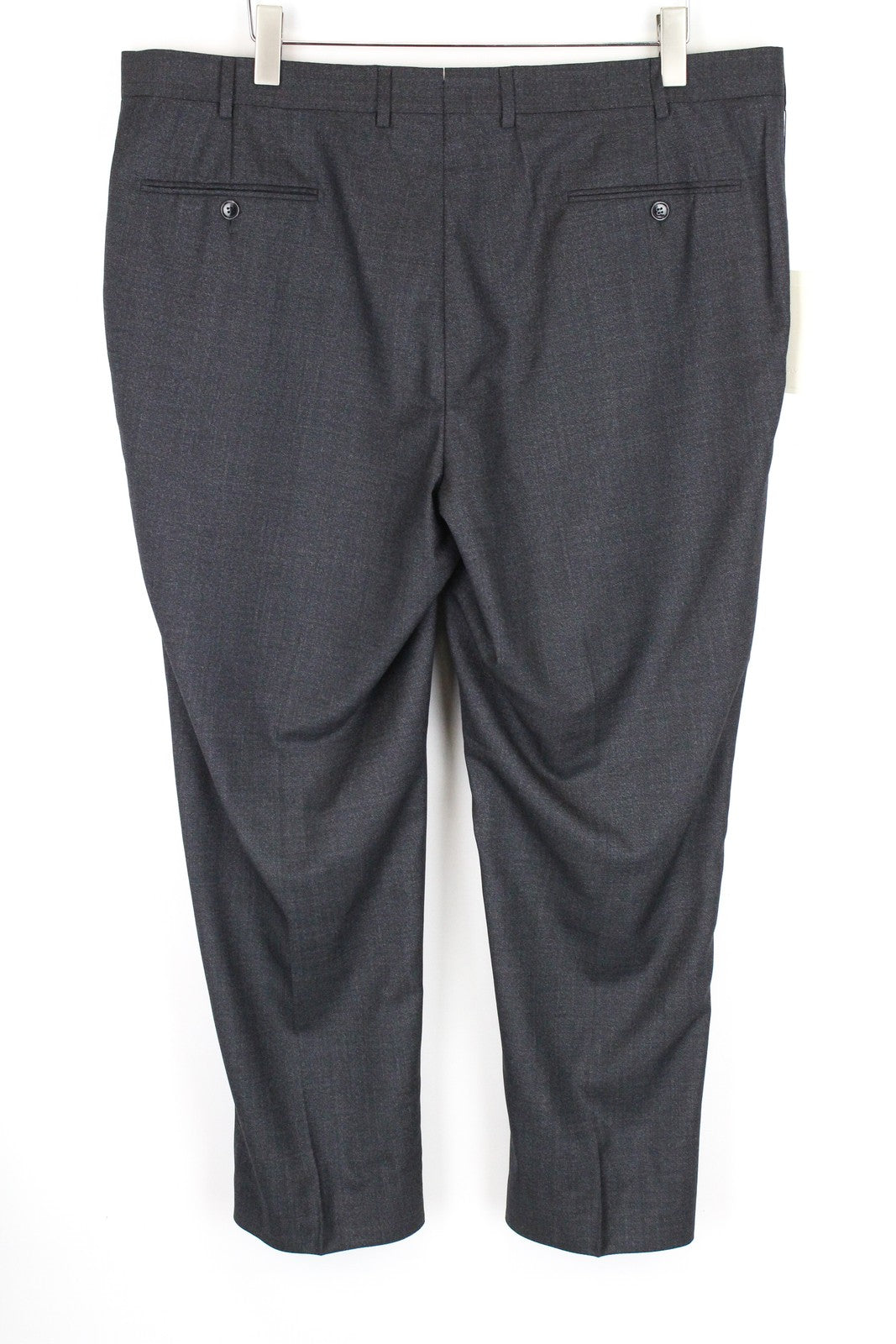 SUITSUPPLY Brescia Men's Wool Trousers UK44S Lined Pleated Classic Dark Blue