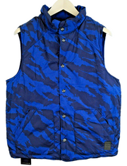 SCOTCH & SODA Men M Two-Tone Reversible Camouflage Quilted Padded Vest