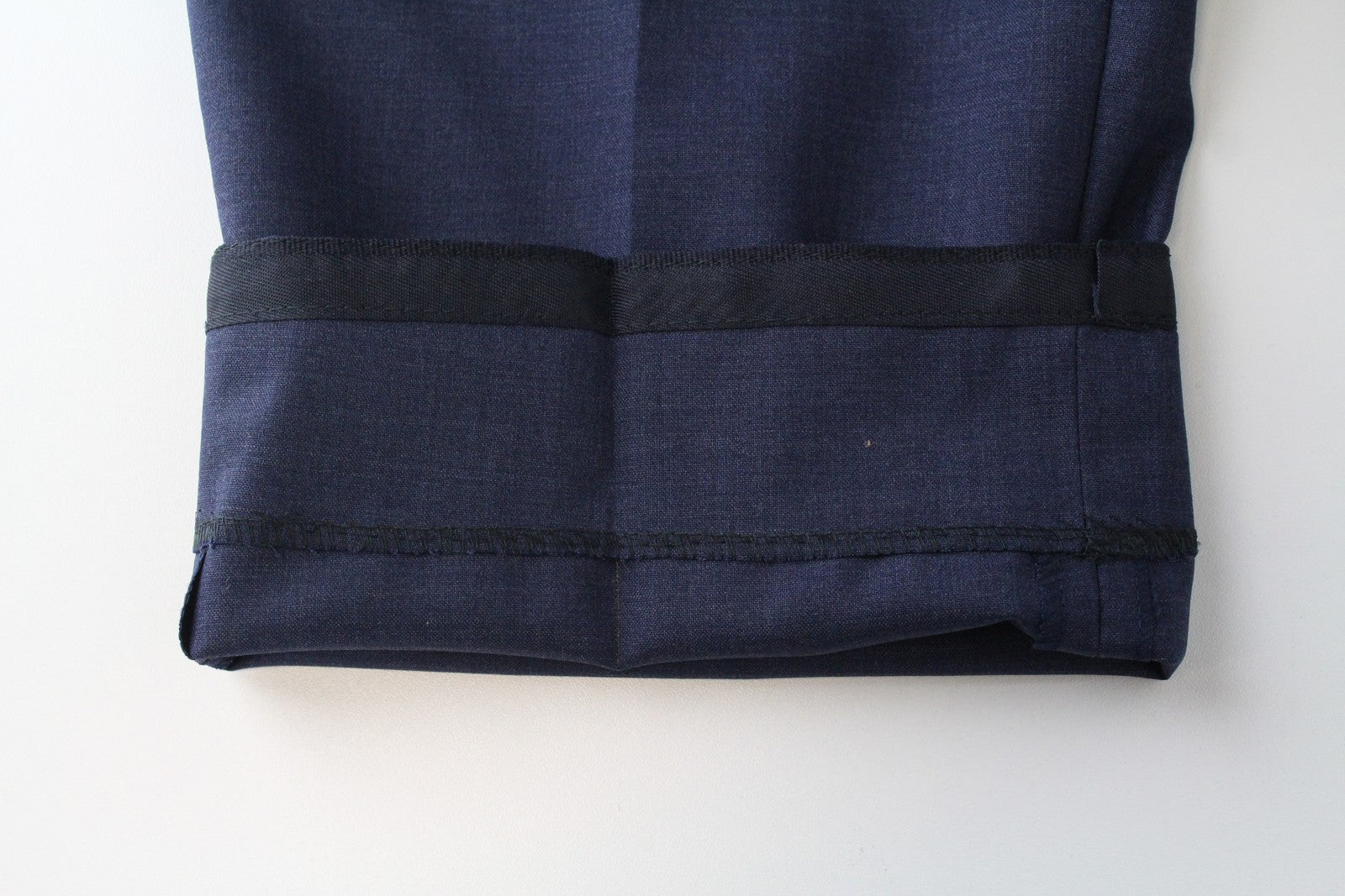 SUITSUPPLY Brescia Men's Trousers UK42R Pure Wool Lined Pleated Front Blue