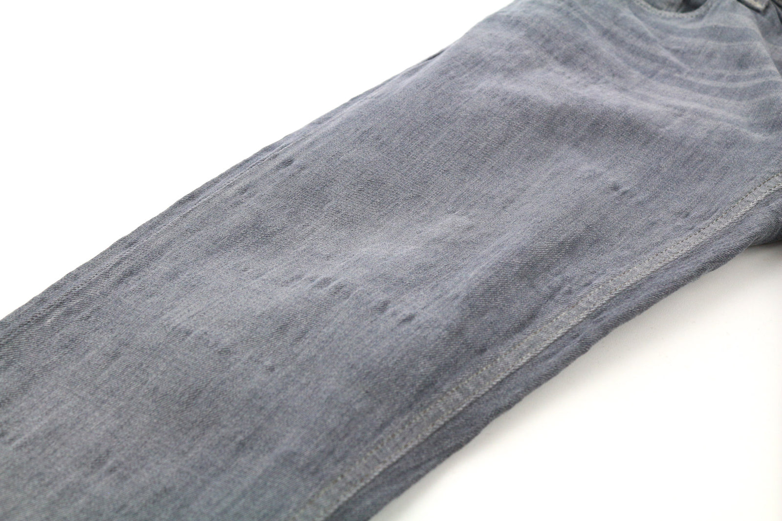NUDIE JEANS Tight Long John Men Jeans W32/L34 Organic Charcoal Slim Washed Grey